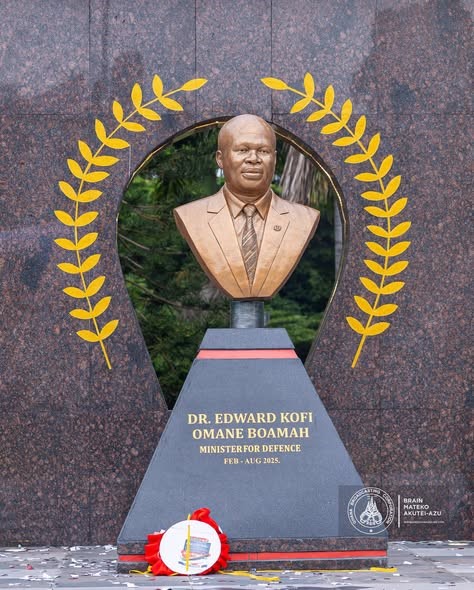 Defence Ministry honours Dr Omane Boamah with Cenotaph and Commemorative Magazine