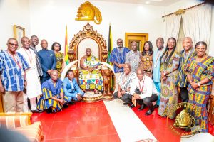 Ashanti Regional Chief Directors Pay Courtesy Call on OtumFuo at Manhyia Palace