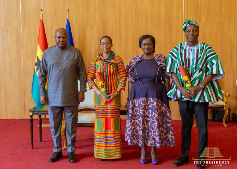 President Mahama Swears In Mahama Ayariga, Dr Zanetor Rawlings as Ministers of State