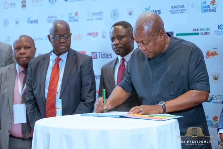 President Mahama Unveils Five-Year Plan to Boost Local Pharmaceutical Manufacturing