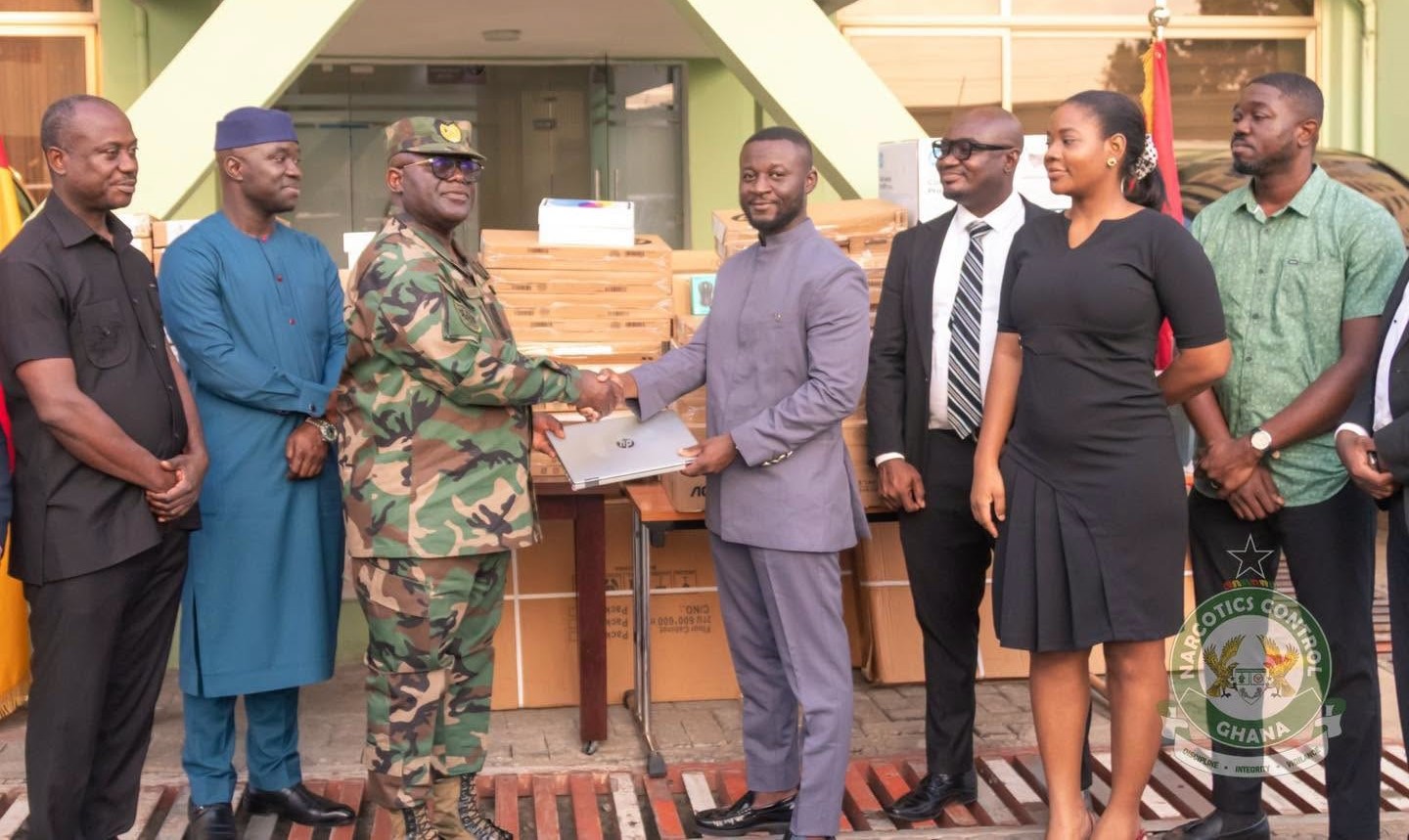 NACOC receives IT equipment to strengthen Intelligence and Anti-Drug Operations