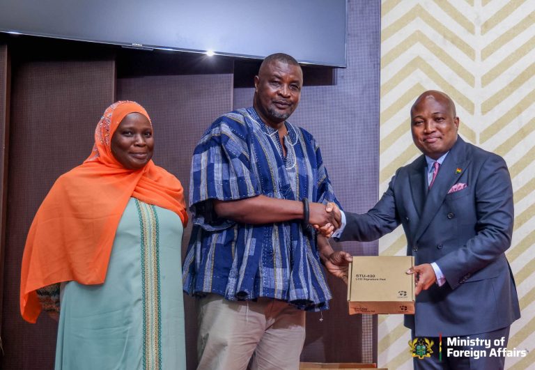Passport Office donates equipment to Ghana Refugee Board