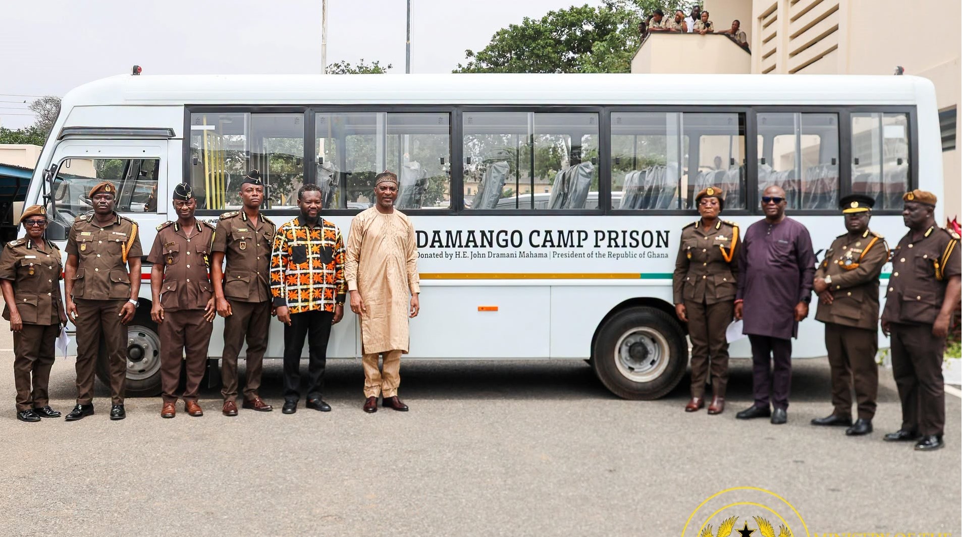 Prison Service receives new Bus to boost Operations