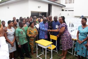 KMA Supports Four SHSs in Kumasi with 400 Sets of Modern Furniture