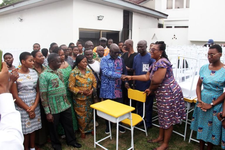 KMA Supports Four SHSs in Kumasi with 400 Sets of Modern Furniture