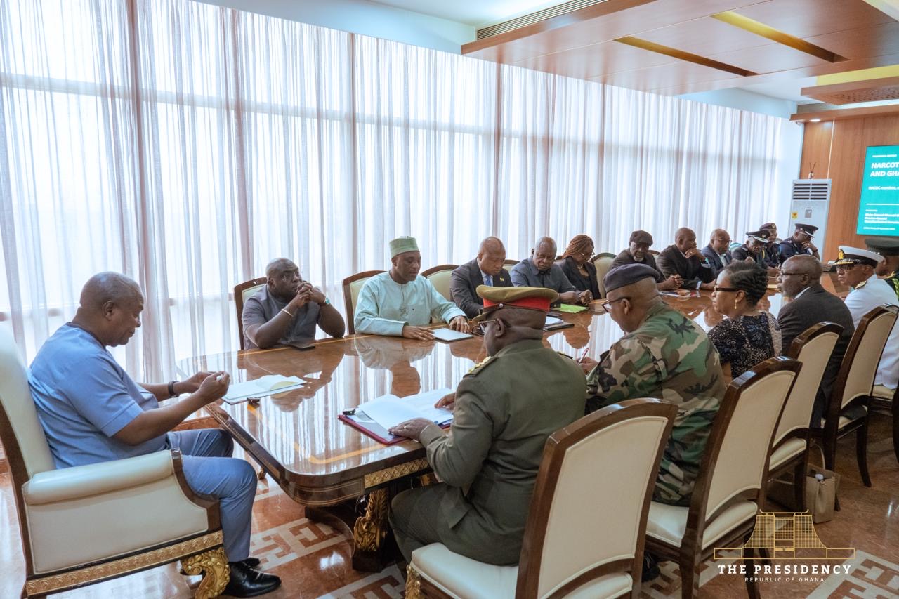 President Mahama Orders Formation of Inter-Agency Task Force to Combat Drug Trafficking