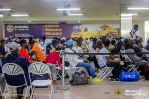 180 Ghanaians Return Home from Libya