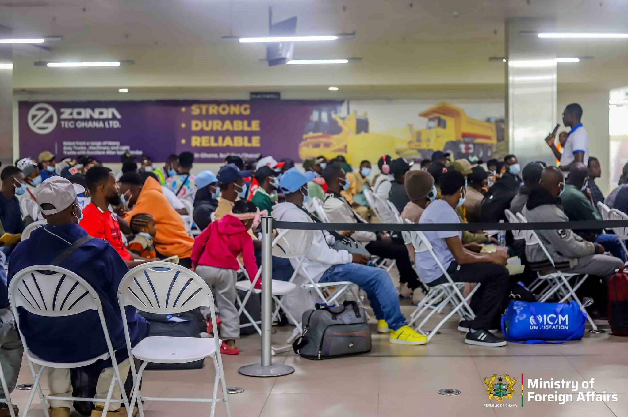 180 Ghanaians Return Home from Libya