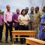Afigya Kwabre South DCE Presents 200 Dual Desks to Schools