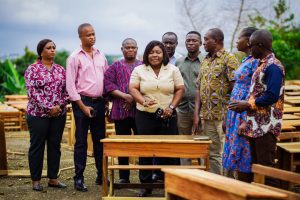 Afigya Kwabre South DCE Presents 200 Dual Desks to Schools