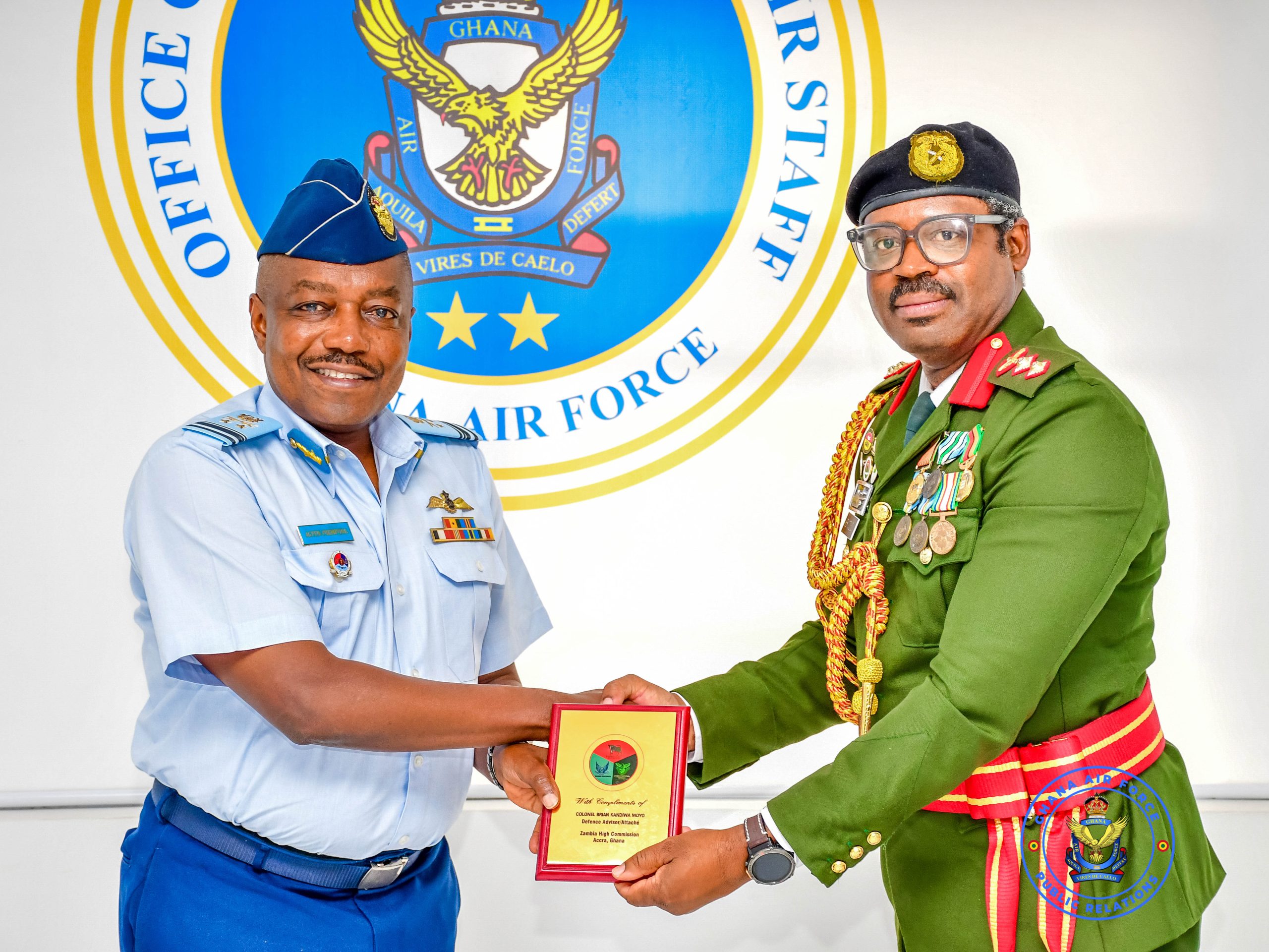 Chief of Air Staff Calls for Expanded Ghana-Zambia Defence Cooperation