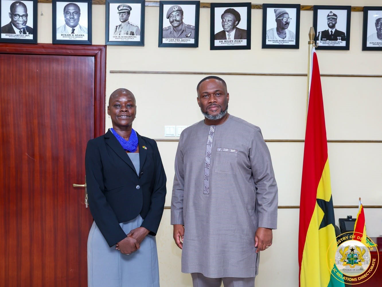 Defence Minister Calls for Stronger Ghana-France Cooperation in Security and Cybersecurity