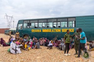 Ghana Immigration Service apprehends 1,055 West Africans in Intelligence-Led Operation