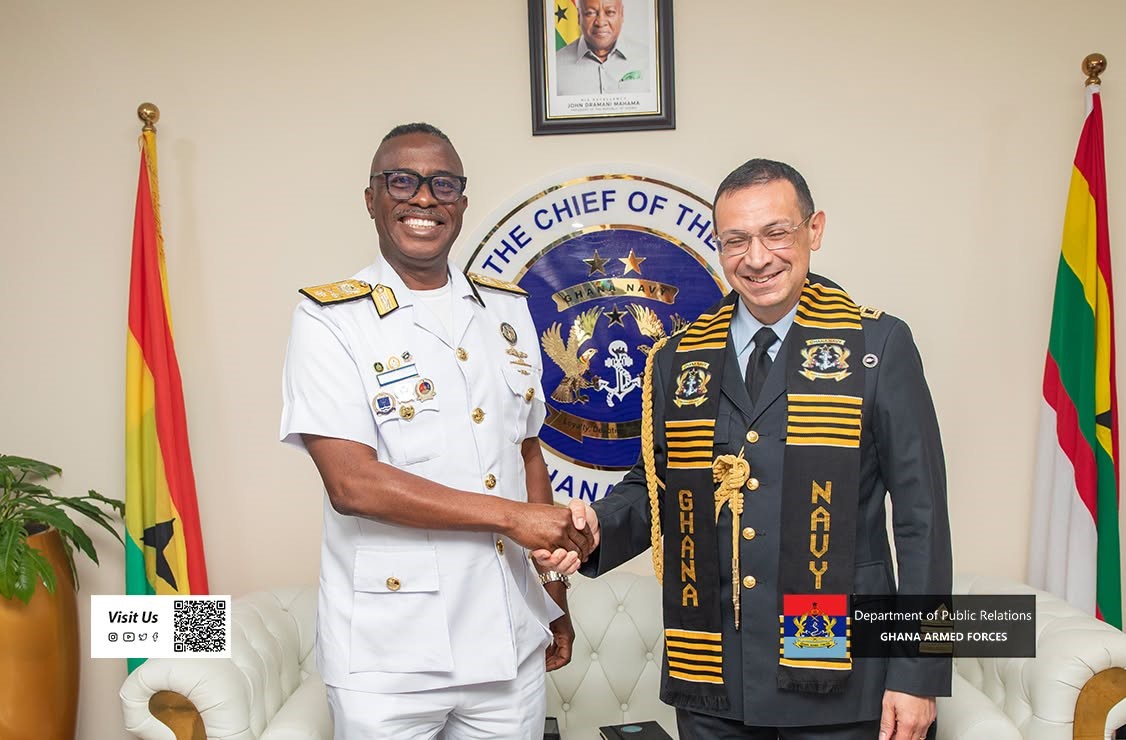 Ghana Navy and Italy Deepen Cooperation on Maritime Security