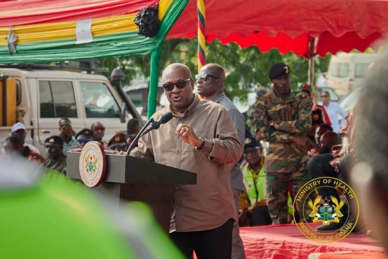 President Mahama Commends Health Workers Posted to Daffiama-Bussie-Issa District