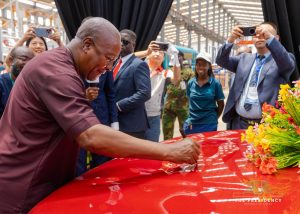President Mahama Pushes Local Production of Batteries, Tyres and Auto Parts