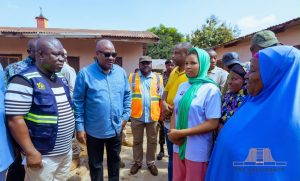 President Mahama Donates Relief Items to Hohoe Flood Victims