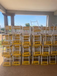 Afigya Kwabre North DCE Donates Over 500 Desks to Schools in the District
