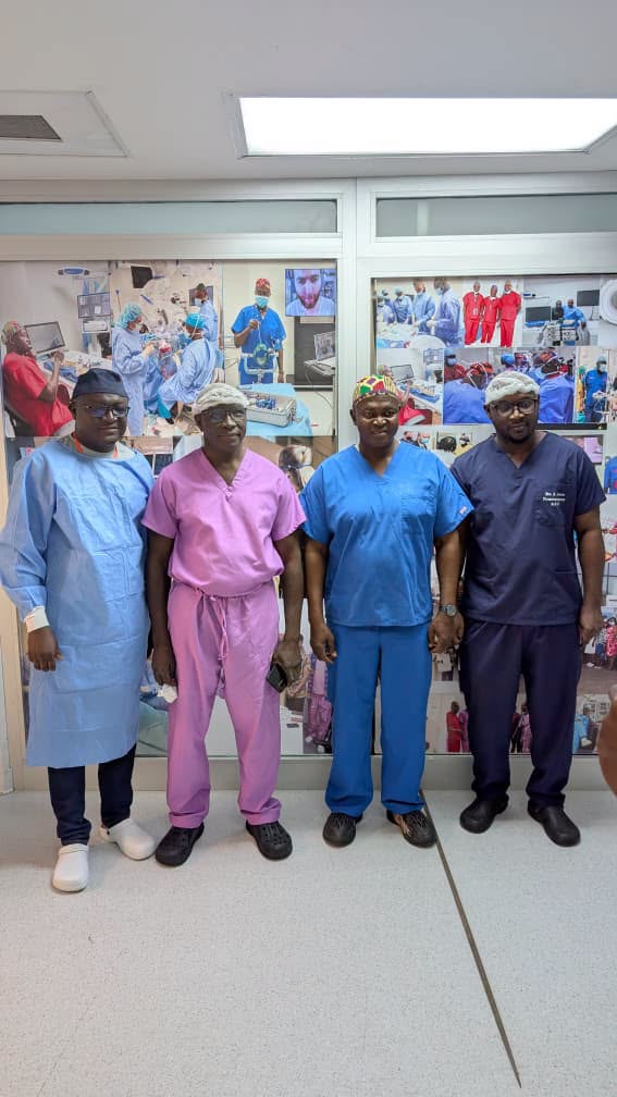 GHS Director-General Joins Neurosurgery Team to Strengthen Specialist Care at Ridge Hospital