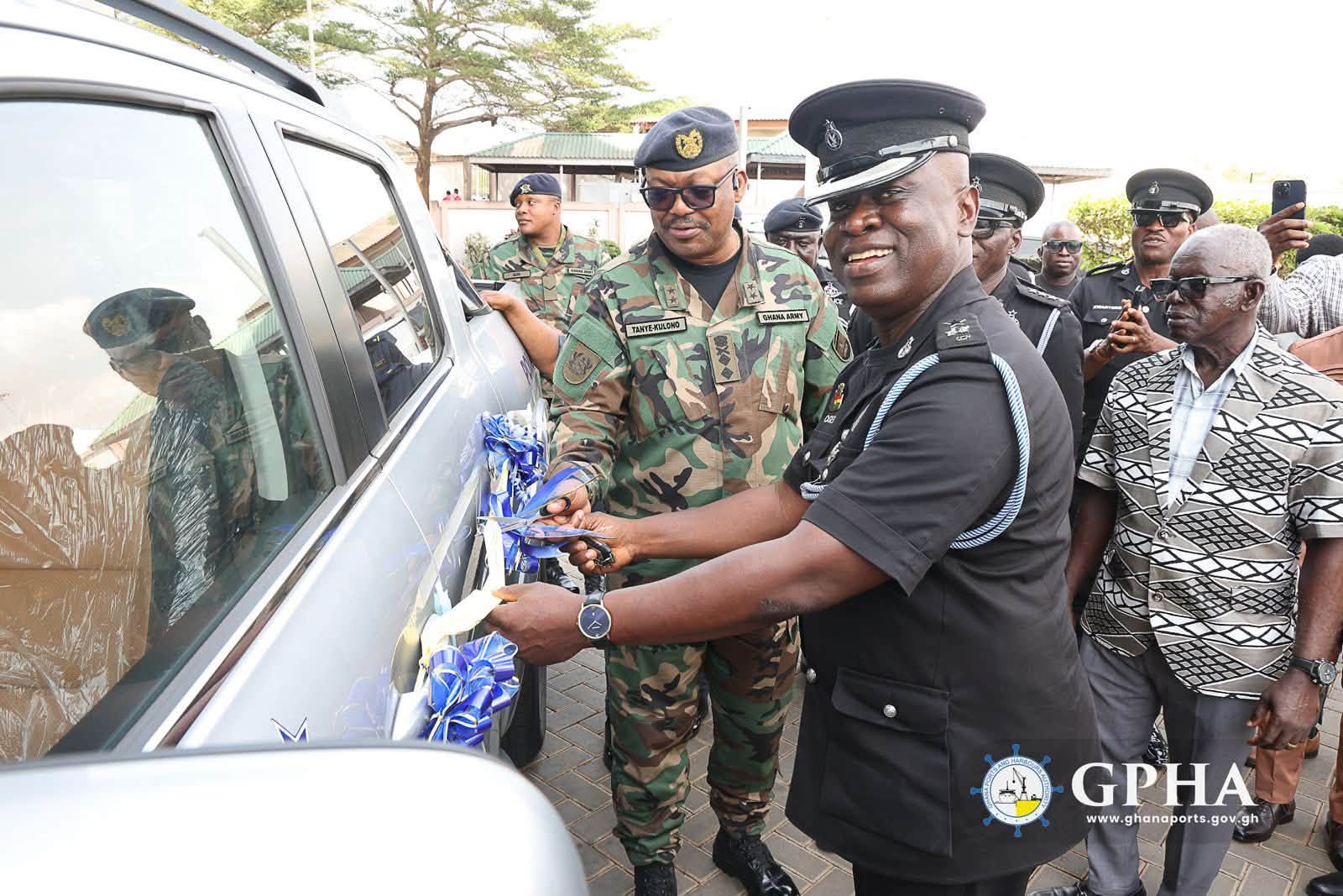 GPHA Donates Pickup Vehicle to Tema Marine Police Command