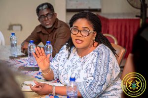 Gender Minister Assures Obuasi SHTS Students of Government’s Support