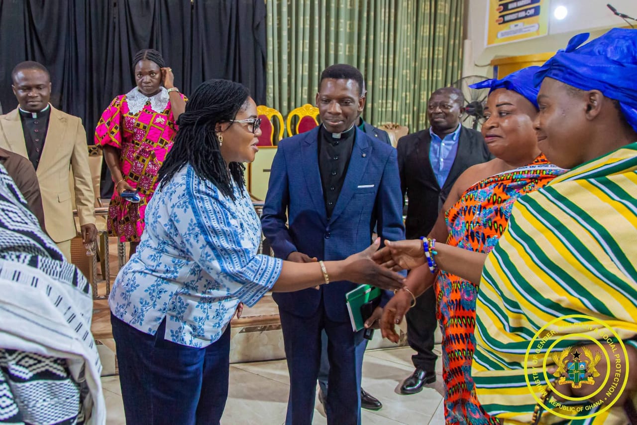 Gender Minister Engages Obuasi Community on Student Safety and Child Protection