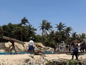 SSNIT Turns to National Security to Clear Encroachers From Beachfront of Labadi Beach Hotel and La Palm Royal