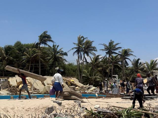 SSNIT Turns to National Security to Clear Encroachers From Beachfront of Labadi Beach Hotel and La Palm Royal
