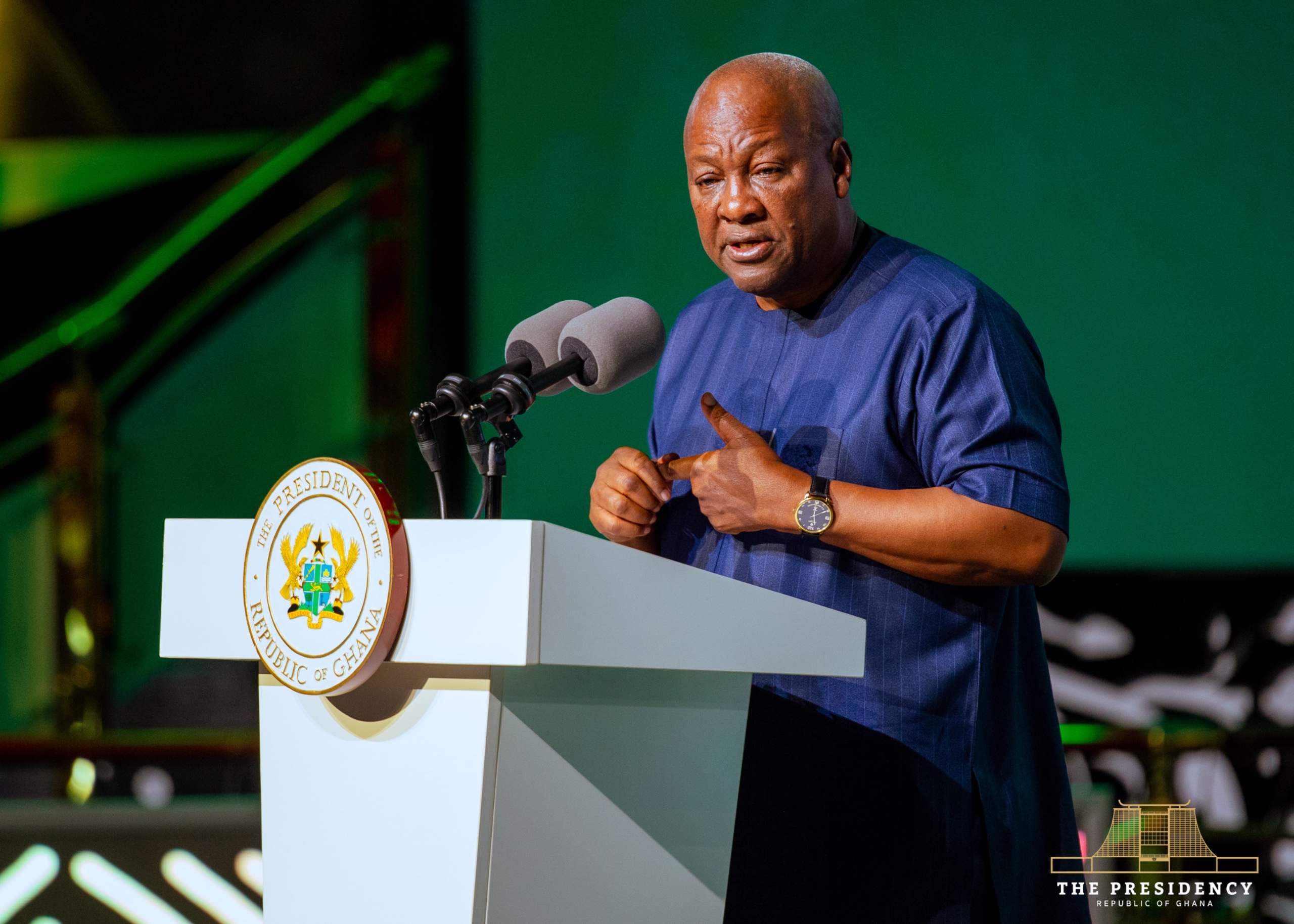 President Mahama Sets 2030 Target to End Export of Raw Mineral Ores