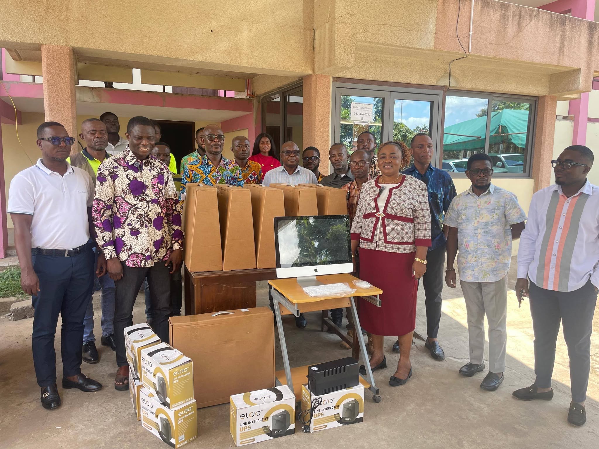 Obuasi West MP Donates 100 Computers to Support ICT Education