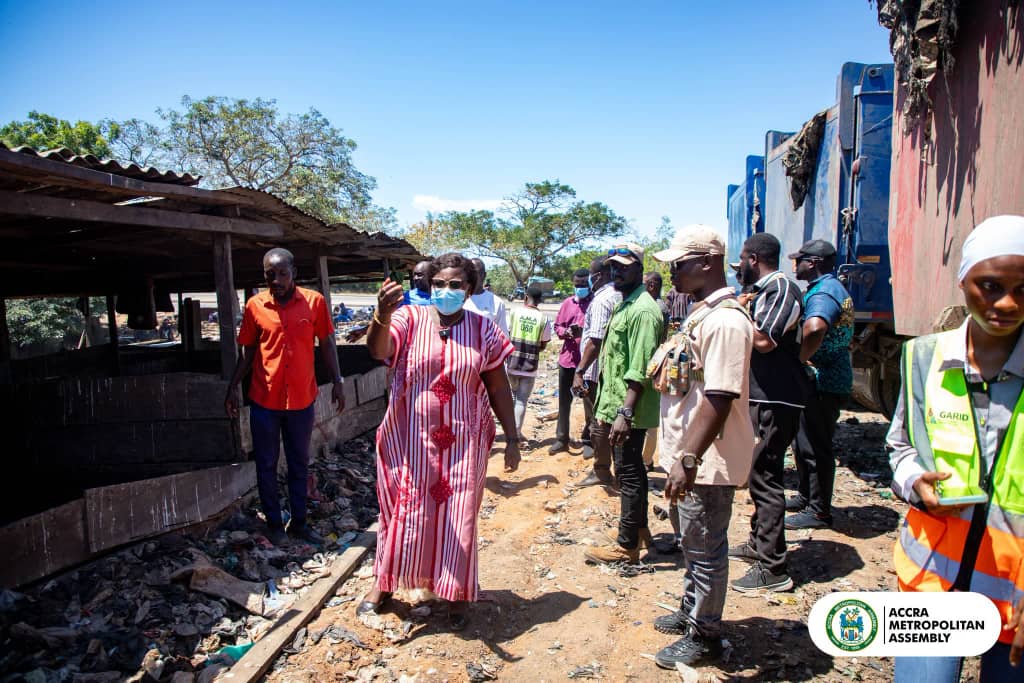 AMA Enforces Sanitation By-Law at Agbogbloshie