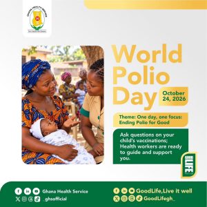 Ghana Marks World Polio Day After Successful Closure of Type 2 Outbreak