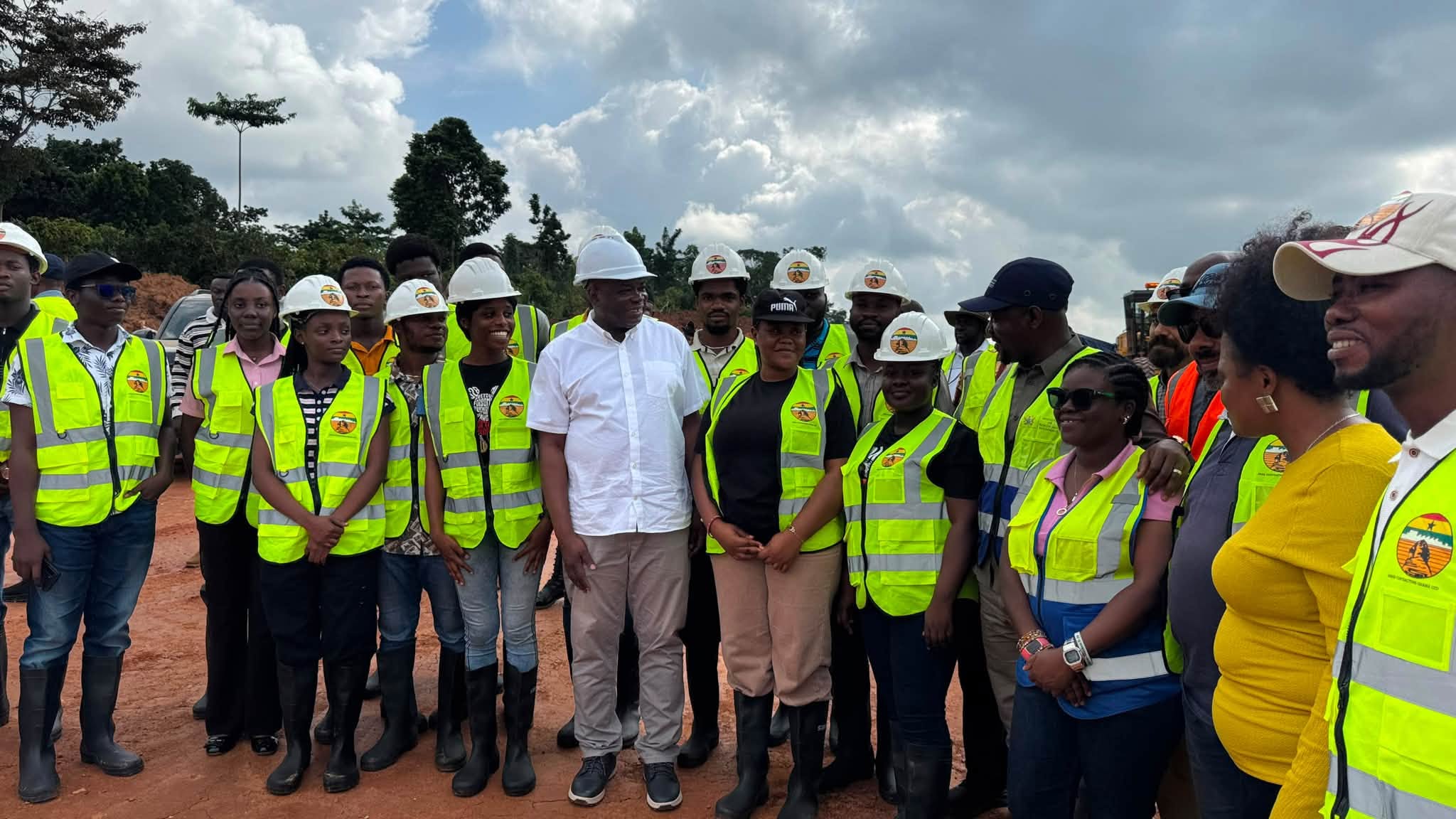 Students Gain Field Experience on Kumasi Outer Ring Road Project