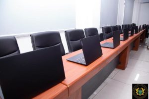 Communication Minister presents 200 laptops to UHAS under One Million Coders Programme