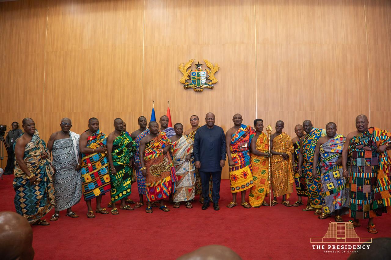 President Mahama Urges Chiefs to Lead Community Cleaning Exercises