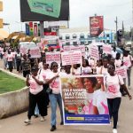 KMA, MediLab Hold Health Walk to Raise Breast Cancer Awareness