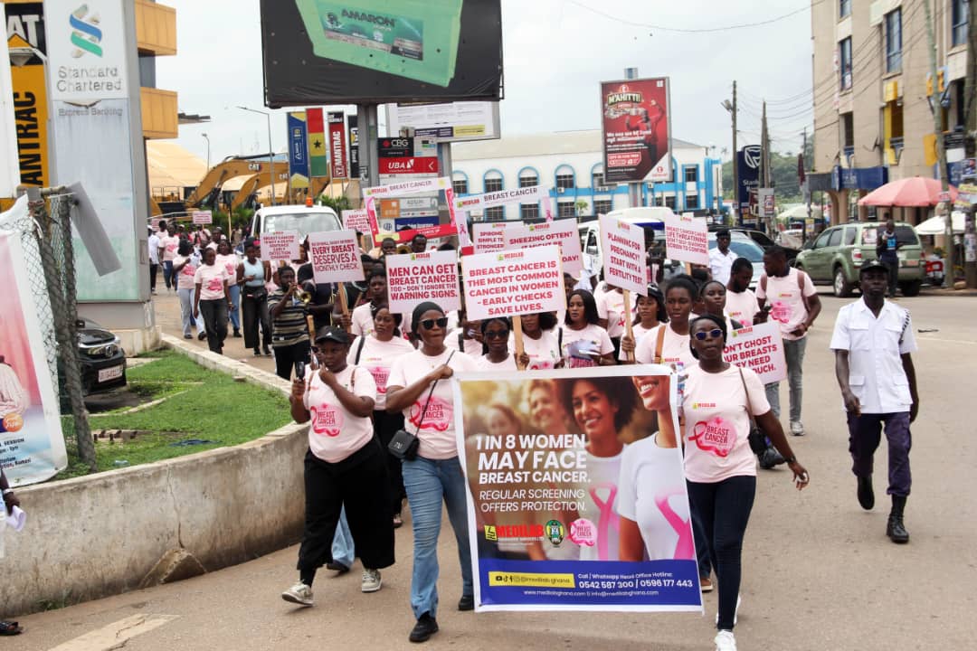 KMA, MediLab Hold Health Walk to Raise Breast Cancer Awareness