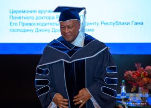 Russian University of Transport confers honorary Doctorate Degree on President Mahama