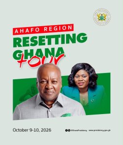 President Mahama takes Resetting Ghana Tour to Ahafo Region