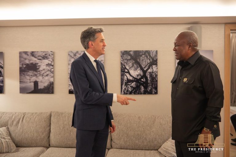 President Mahama, UK Foreign Secretary discuss trade and investment