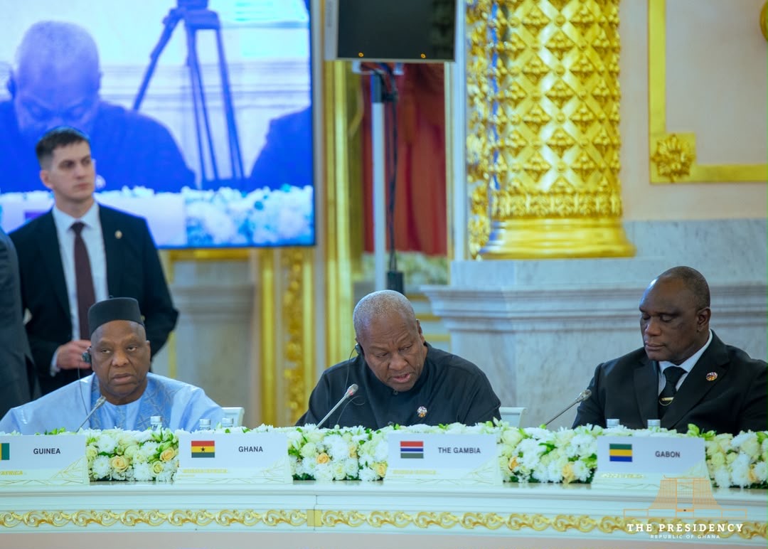 President Mahama Urges Russia-Africa Collaboration to Harness AI for Local Solutions