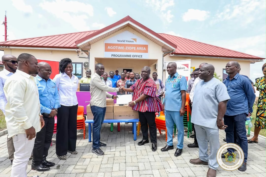 World Vision Ghana Donates Educational Equipment to Agortime-Ziope Schools
